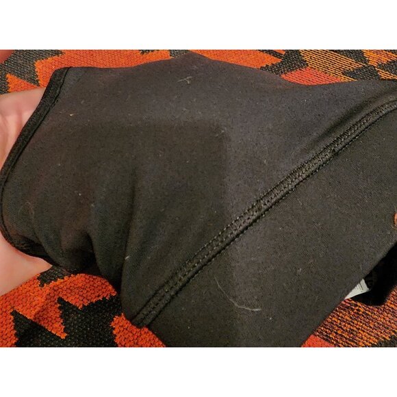 NEW Glamorous Black Strappy Back Sports Bra W/ Mesh Detail By Gaiam Size 14 - Picture 5 of 8